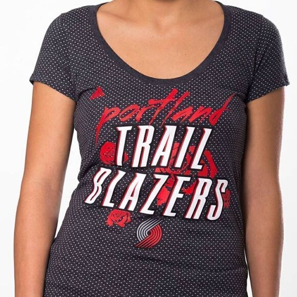 Adidas NBA Portland Trailblazers T-shirt - Picture 1 of 8